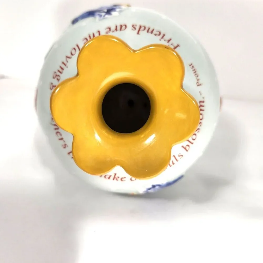 Gardeners Flower Vase Friend Sentiment Artist Nancy Tellaferro Faulkner Spring